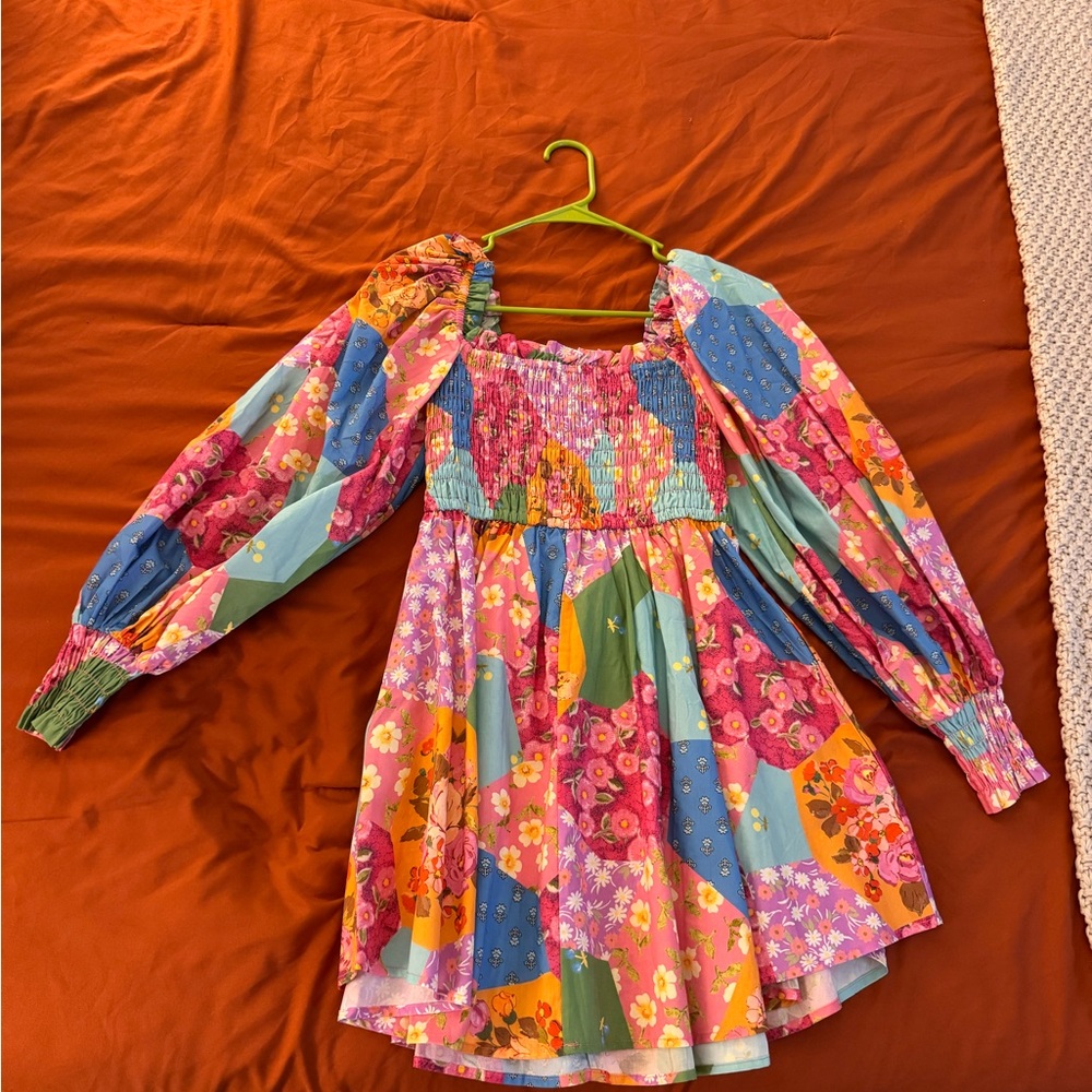 Colorful Patchwork Women’s Dress